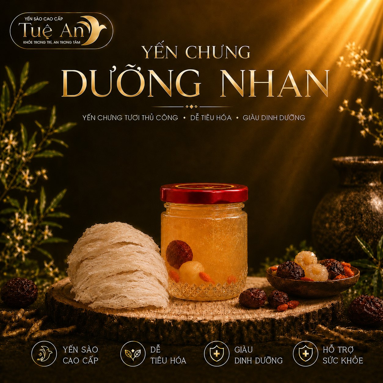 Yến chưng Dưỡng Nhan Tuệ An