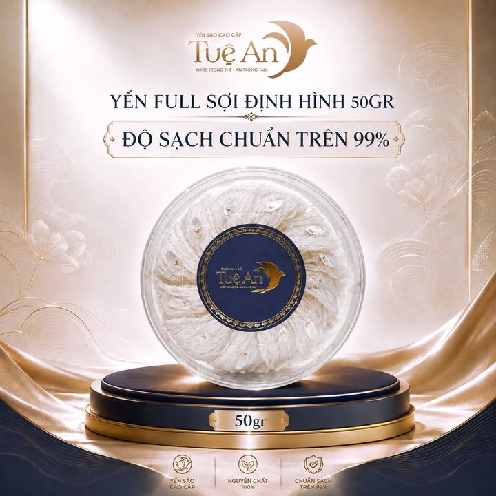 Yến full sợi định hình 50gr Tuệ An