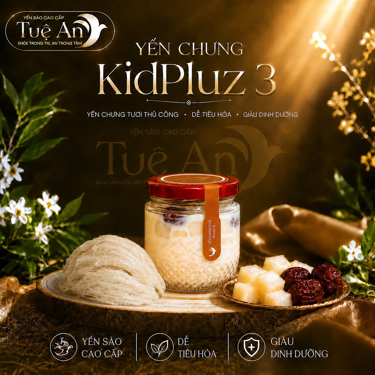 Yến chưng KidPluz 3 Tuệ An