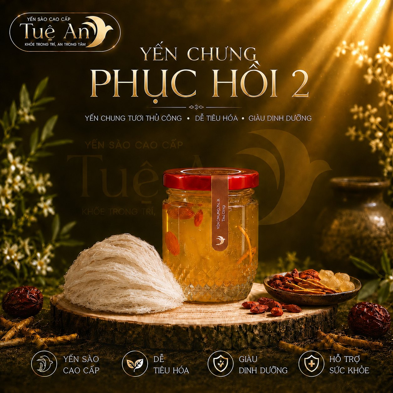 Yến chưng Phục Hồi 2 Tuệ An
