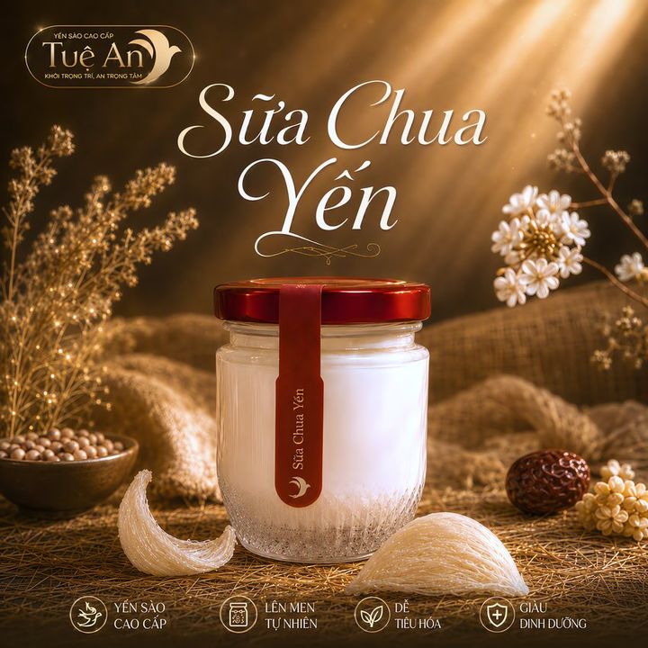 Sữa chua yến sào Tuệ An hũ 75ml
