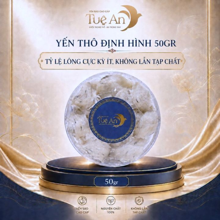 Yến thô định hình 50gr Tuệ An